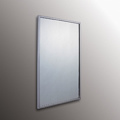 Stainless Steel Framed Theft Proof Mirror